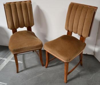 Zwei Stühle - Massivholz, Nussbaumfurnier - 1933