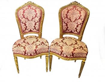 Zwei Stühle - Massivholz - 1890